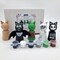 Halloween Cat Peg Doll Painting Craft Kit by Ink and Trinket Kids